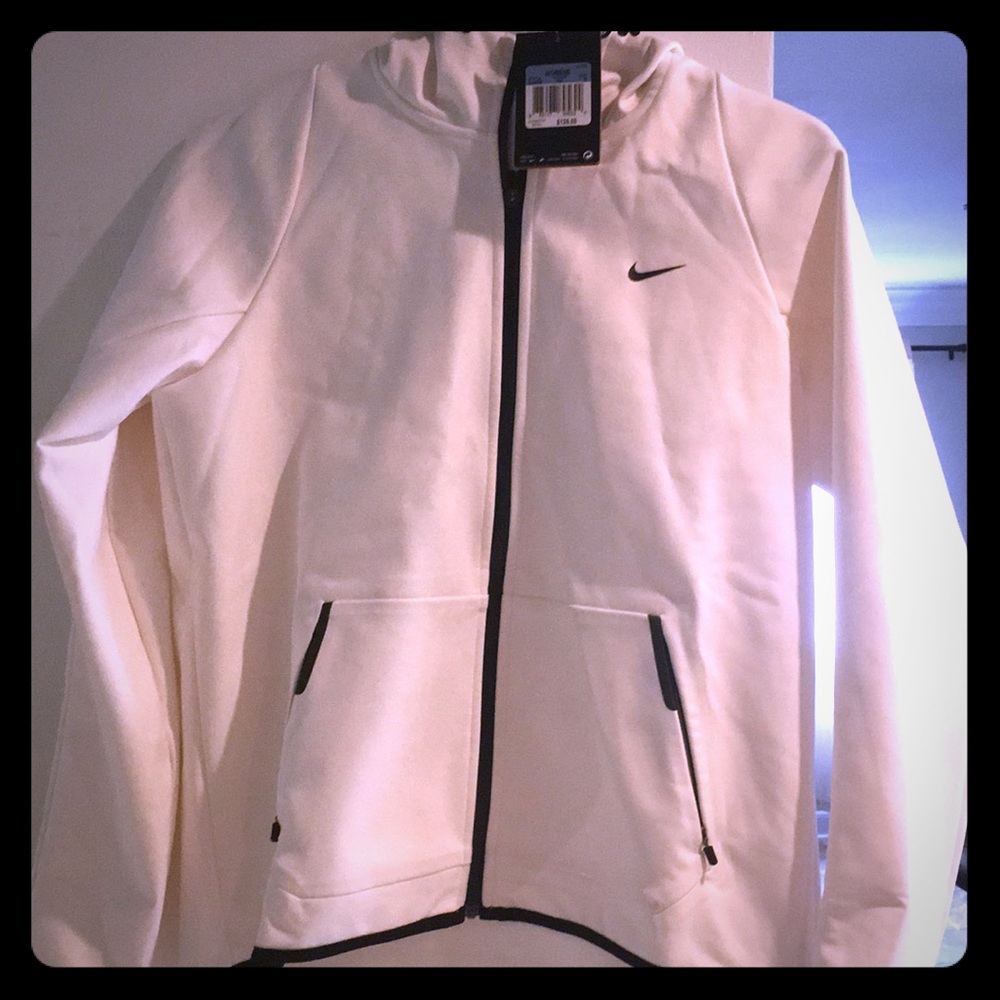 Nike Storm fit white training jacket